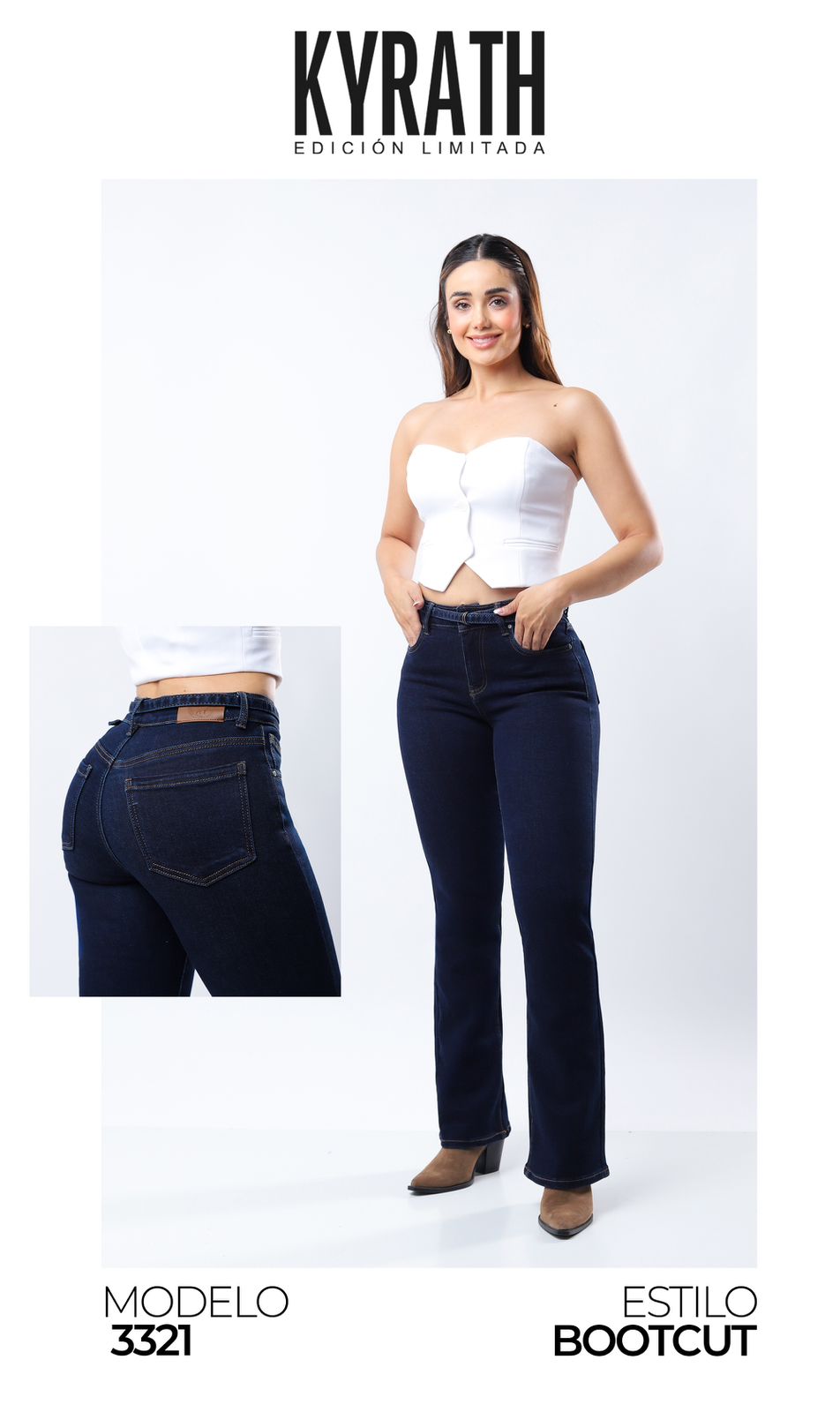PANTALON MODA BOOTCUT 3321