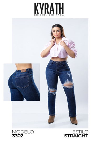 Pantalón Moda straight K3302